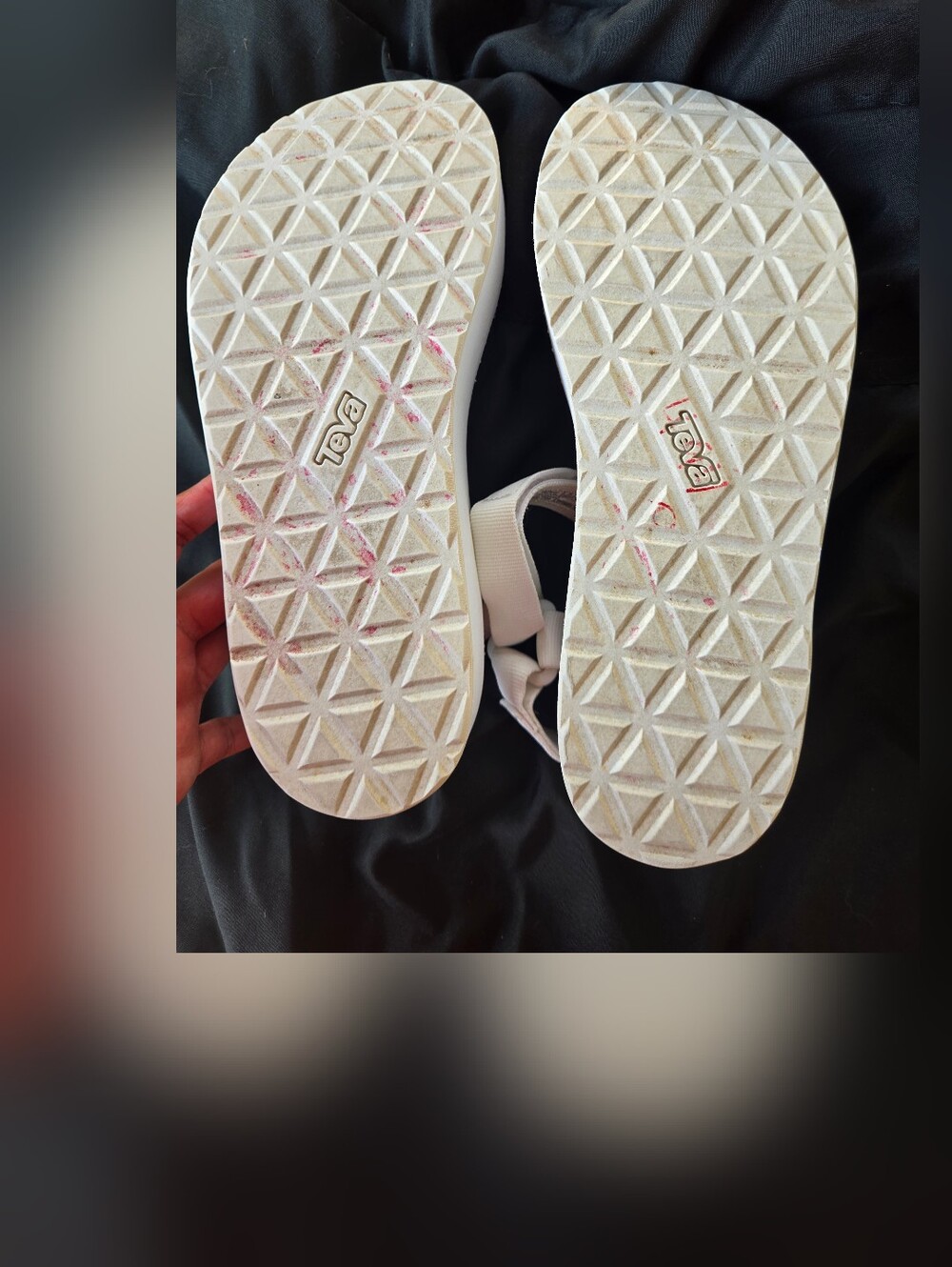 Teva Off-White Platform Strap Sandals - Picture 8 of 8